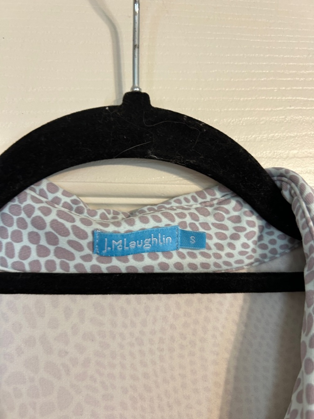 J. McLaughlin Light Blue Printed Button-Front Midi Dress - Picture 3 of 9